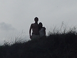 Paul And Chit On Top Of Rocks In Galicia